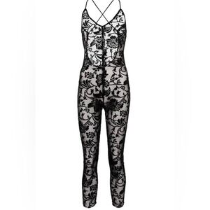 Black Lace Jumpsuit